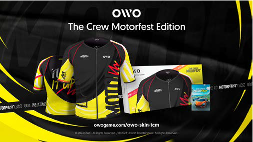 OWO and Ubisoft To Launch OWO Haptic Gaming System – The Crew Motorfest Edition